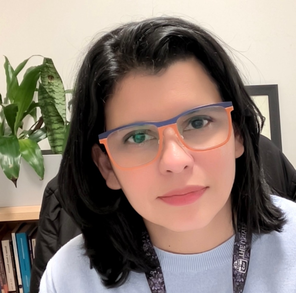 Headshot of the presenter, Alexandra García Marrugo